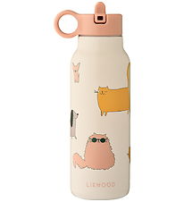 Liewood Water Bottle - 350 mL - Cats Duck Dogs/Sandy