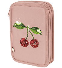Konges Sløjd Pencil Case w. Contents - Clover - Mahogany Rose