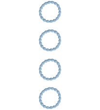 Name It Elastic Hair Bands - 4-Pack - NkfKarla - Dusty Blue