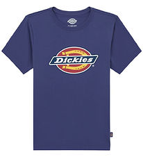 Dickies Stuttermabolur - Unglingaflokkur Lógó - Fyrirliði Blue