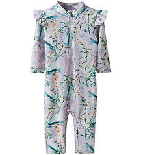 Name It Coverall Swimsuit - UV50+ - NmfZila - Orchid Bloom