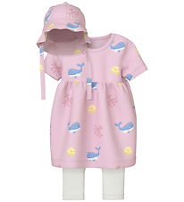 Name It Dress/Bodysuit Set - NbfVandora - Ballerina/Cloud Dancer