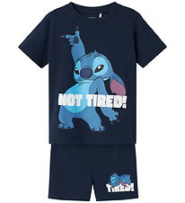 Name It Pyjama Set - NmmArush - Stitch - Navy Blazer