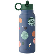 Liewood Water Bottle - Falk - 350 mL- Universe/Classic Navy