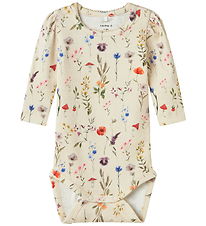 Name It Bodysuit l/s - NbfLuxa - Peyote Melange