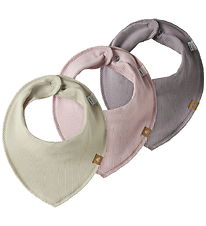 Name It Bib - 3-Pack - NbfYvetteliona - Peyote/Burnished L