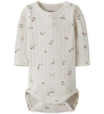Name It Bodysuit l/s - NbfLower - Peyote Melange