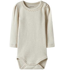 Name It Bodysuit l/s - NbfLudmilla - Peyote Melange