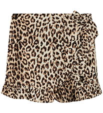 Name It Shorts - NkfVinaya - Black/Leopard AOP