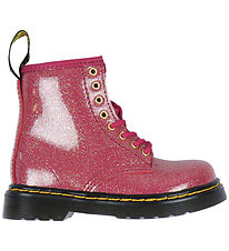 Dr. Martens Stígvél - 1460 T - Þoka Glitter - Fuchsia/Silfur/G