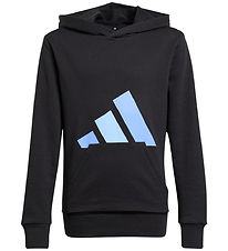 adidas Performance Kapuzenpullover - J BL FT HD - Black/Blufus