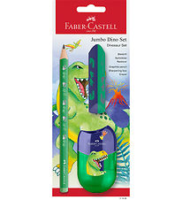 Faber-Castell Blýantasett - Risaeðla Risastór 1 - 3 Partar - Græ