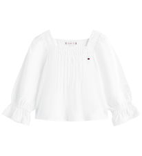Tommy Hilfiger Hemd - Strickerei Englisch - White