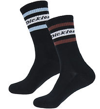 Dickies Strumpor - 2-pack - Genola - Svart/Tibetansk röd