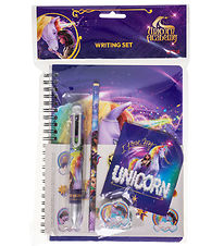 Unicorn Academy Pencil Set w. Multicolour Ballpoint Pen