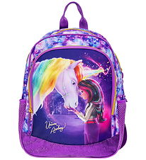 Unicorn Academy Backpack - Medium+ - Purple/Glitter