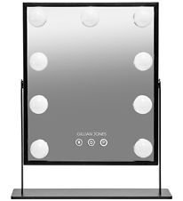 Gillian Jones Makeup mirror - 9 LED/Touch - Black