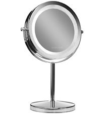 Gillian Jones Table mirror - Round - LED/Magnification - Chrome