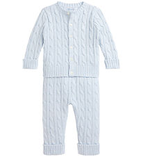 Polo Ralph Lauren Cardigan/Trousers - Knitted - Pearl Blue