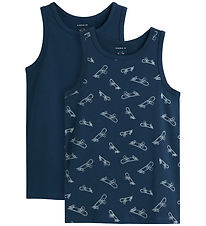 Name It Undershirt - Noos - NkmTank - 2-Pack - Titan/w/Titan