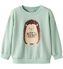Name It Sweatshirt - NmfValona - Gossamer Green/Igel