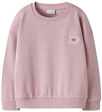 Name It Sweatshirt - NmfVallene - Brüniert Lilac/Tee Cup