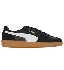 Puma Shoes - Palermo Lth Jr - Puma Black/Feather Gray