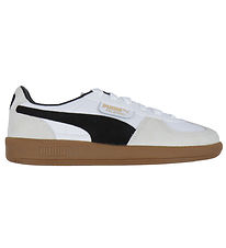 Puma Shoes - Palermo Lth Jr - Puma White/Vapor Gray