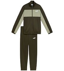 Puma Träningsset - Polyfärgblock - Dark Olive