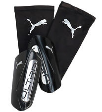 Puma Shin Pads - ULTRA Light - Black/Silver