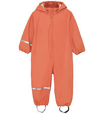 CeLaVi Rainsuit w. Fleece - PU - Carnelian