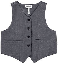 Molo Waistcoat - Hollie - Grey Silver Check