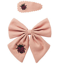 Lil' Atelier Hair Clip - Bow - 2-Pack - NkfAcc-Lilja - Misty Ro