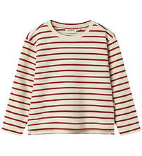 Lil'Atelier Blouse - NmfLimia - Turtledove/Red Dahlia