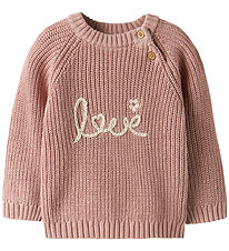 Lil'Atelier Blouse - Knitted - NbfEmlen - Misty Rose