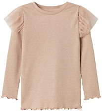 Name It Bluse - NmfLulla - Brüniert Lilac/Lurex