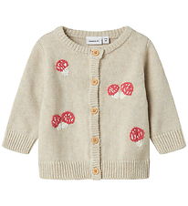 Name It Cardigan - Stickad - NbfLinie - Peyote Melange