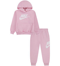 Nike Sweat set - Hoodie/Sweatpants - Mineral Soft Pink