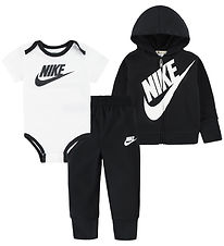 Nike Set - Cardigan/Jogginghosen/Body k/ä - Schwarz