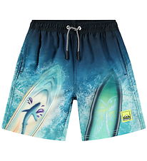 Molo Swim Shorts - UV50+ - Nilson - Surf Art Blue Chill