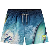 Molo Badshorts - UV50+ - Niko - Surf Art Blue Lugn