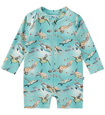 Molo Coverall Swimsuit - UV50+ - Neka - Baby Turtles