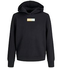 Jack & Jones Hoodie - JjPan - Black