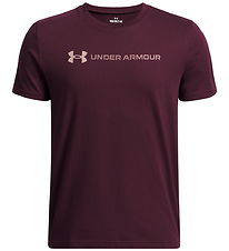 Under Armour Blouse - Logo Wordmark - Dark Maroon