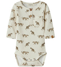 Lil' Atelier Body l/ä - Rib - Slim - NbmLavo - Turteltaube