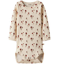 Lil' Atelier Body l/ä - Rib - Slim - BbfLavo - Turteltaube