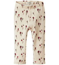 Lil' Atelier Leggings - Rib - NbfLavo - Turteltaube