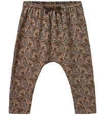 Sofie Schnoor Trousers - SarahSB - Brown w. Flowers