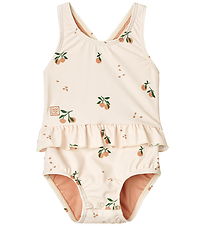 Liewood Swimsuit - Baby - Amina - Peach/Sea Shell