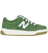New Balance Shoes - 480 - White/Dark Alpine Green